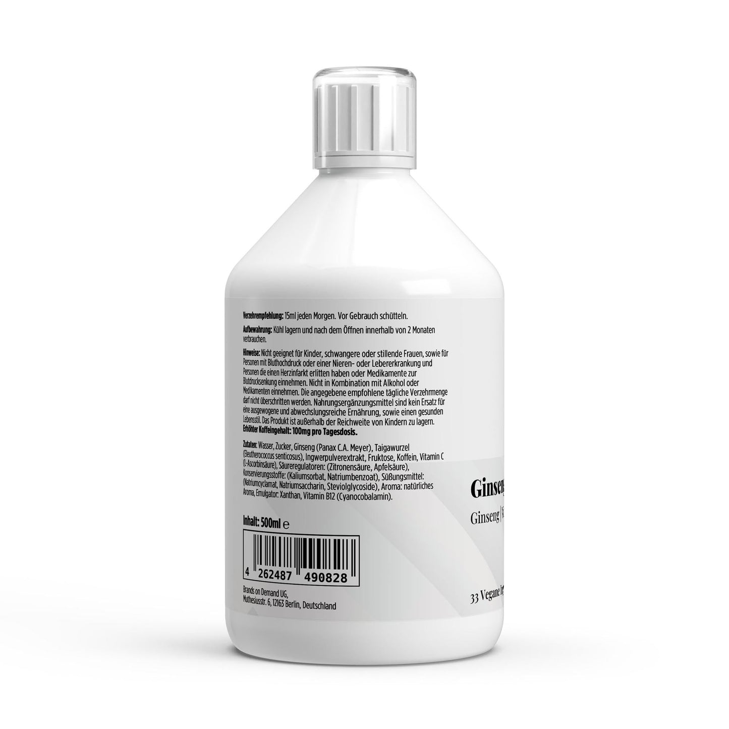 Ginseng Power Plus+ - 50 Shots - 500ml